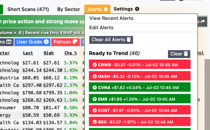 Overview of ZenBot Stock Scanner