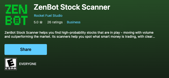 Get ZenBot Scanner on the Microsoft Store